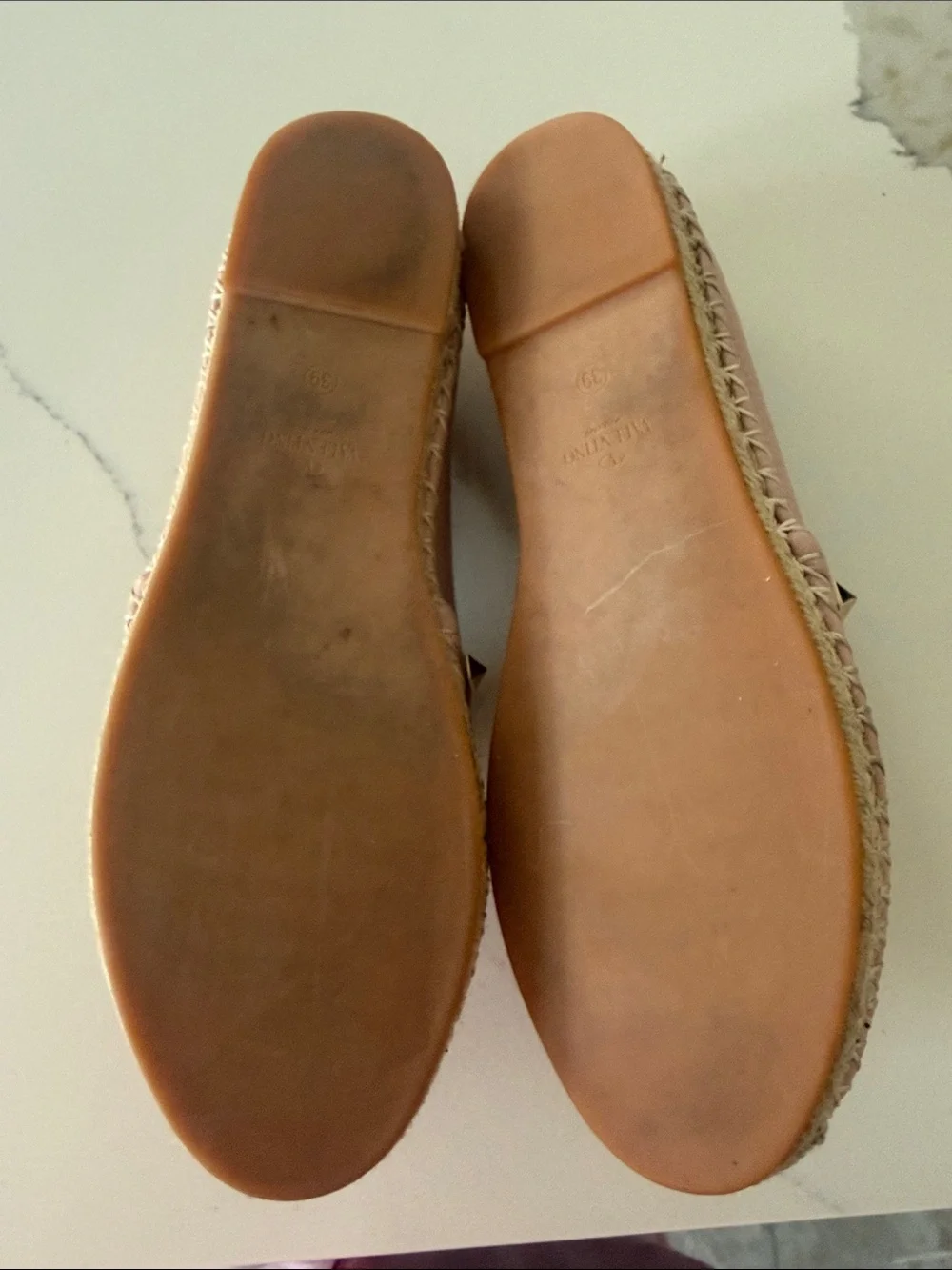 Valentino leather moccasins